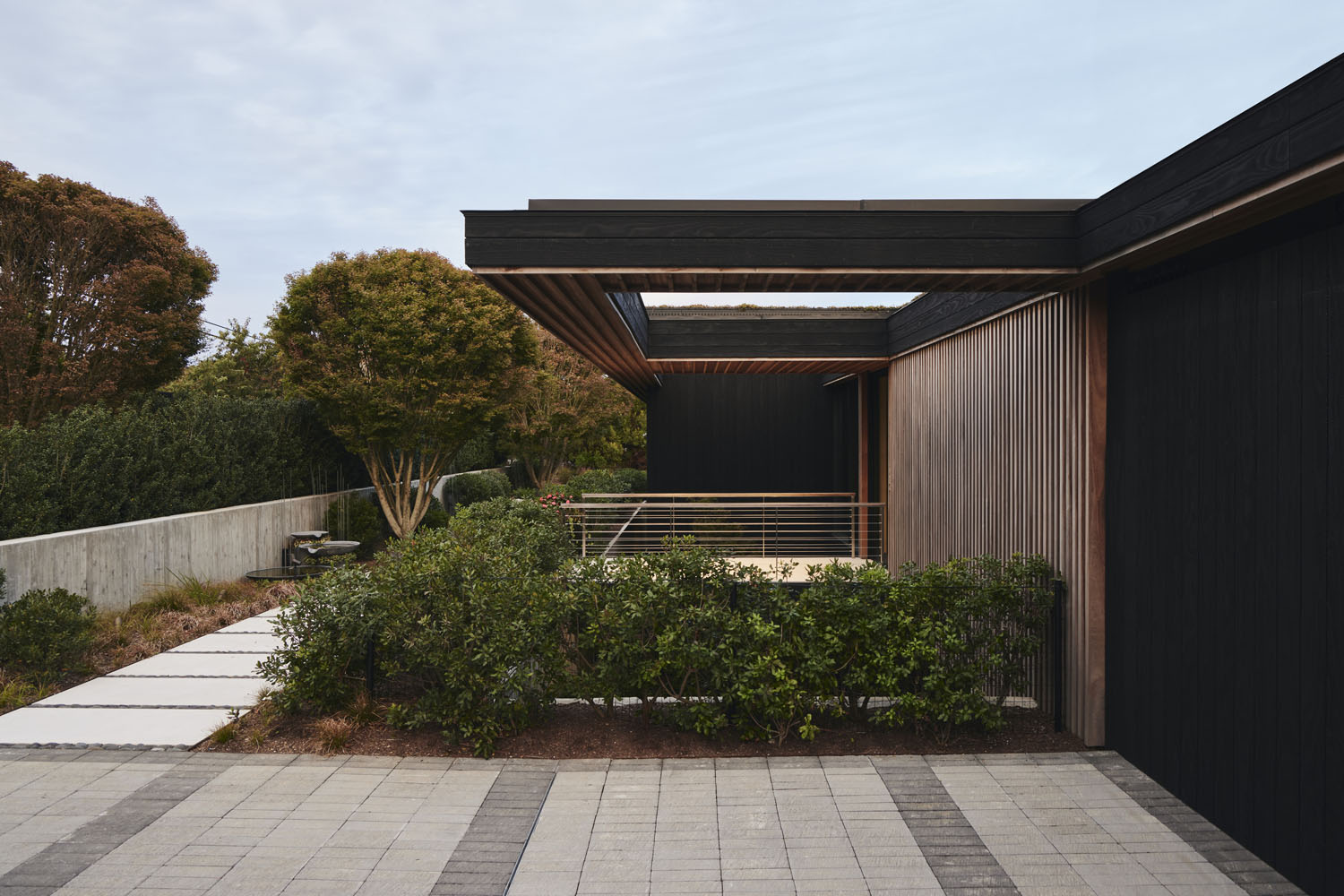 Photo of construction by Ronald Webb Builder.